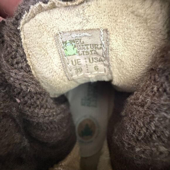 Size 6 - EUC El Naturalista Yggdrasil Red Leather Fold Over Sock Boots - Picture 8 of 11